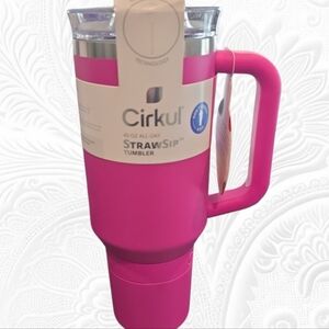 Cirkul 40oz StrawSip Double-Wall Insulated Stainless Steel Tumbler Hot Pink